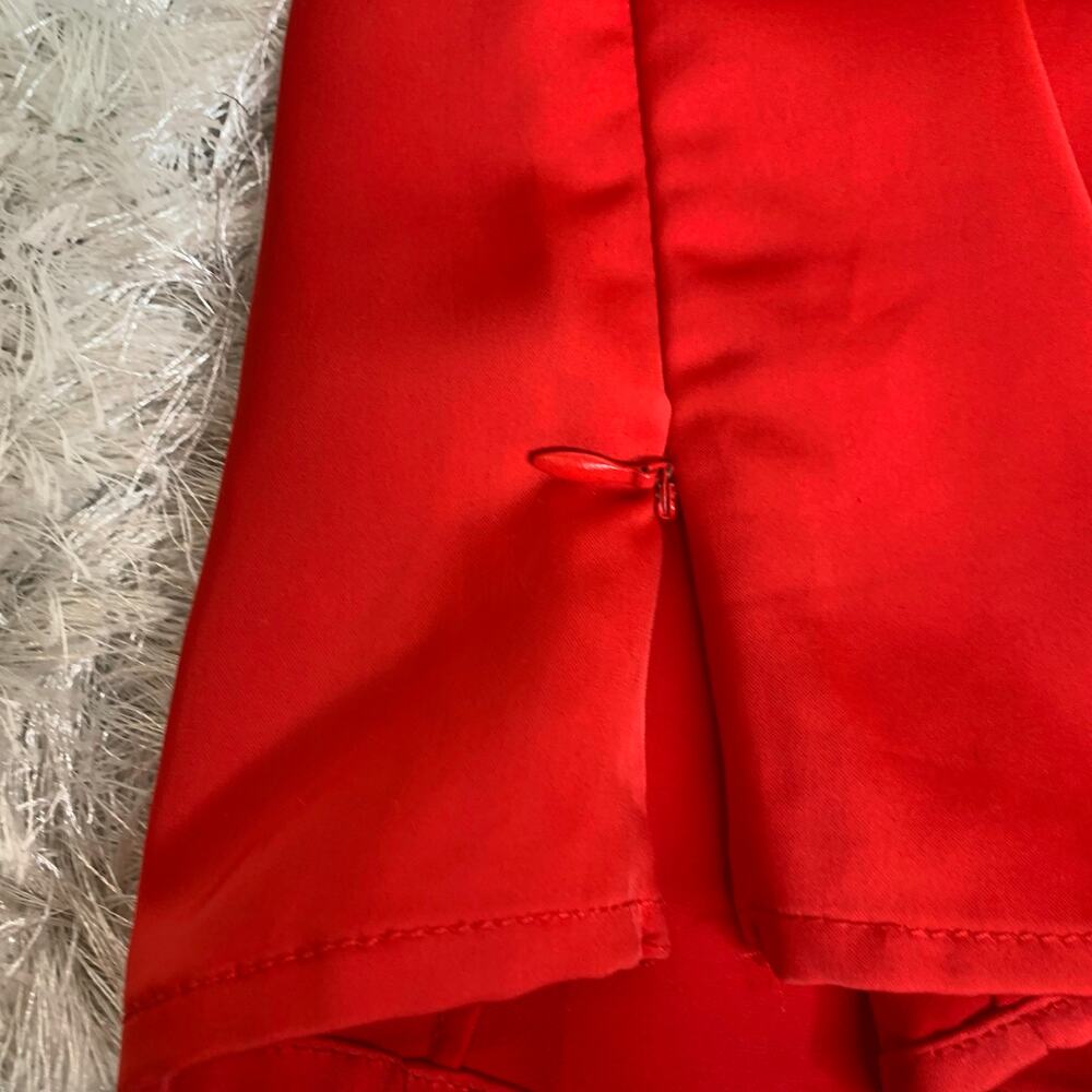 Superdown Revolve Red One Shoulder Rhinestone Str… - image 7